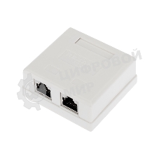 Рoзетка компьютерная внешняя Rexant 2-порта RJ-45 (8P8C), FTP экранированная, категория 6