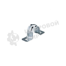 Скоба СМД 60-63 REXANT, двухлапковая для металлорукава, ø50 мм, 50 шт/уп.