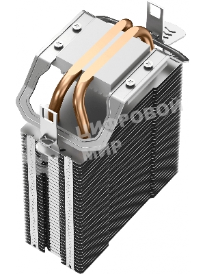 Кулер для процессора DEEPCOOL AG200 черный, 92 мм, алюминий/медь, 3050 об/мин, 30.5 дБ, 4 pin, 100 Вт, 133 мм