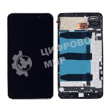 Дисплей для Asus ZenFone Go ZB690KG черный с рамкой