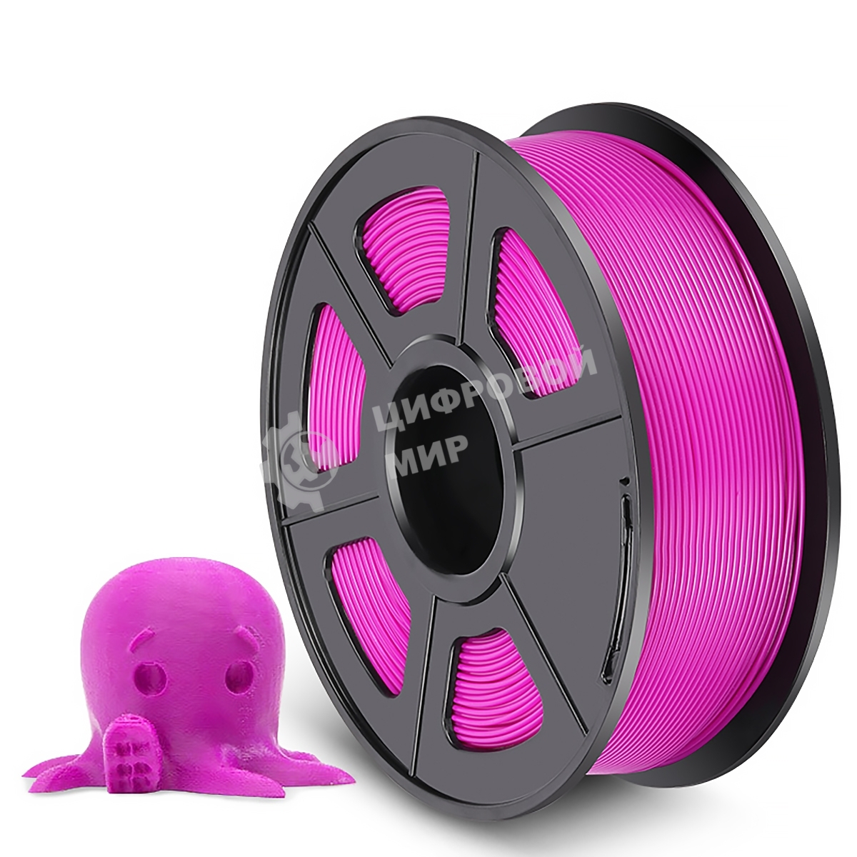 Филамент NVPrint PLA+ Fuchsia для 3D печати диаметр 1.75мм длина 330 метров масса 1 кг