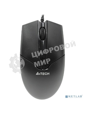 Мышь проводная A4Tech OP-550NU черный, 1000 dpi, USB, кнопки - 3