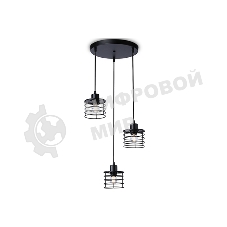 Светильник Ambrella light TR8081/3 BK черный E27*3 max 40W D372*1170