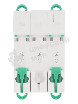 Автоматический выключатель Systeme Electric S9F22316 Systeme9 C 16A 3P 6kA 400В