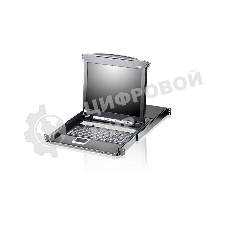 KVM переключатель Aten KVM W/LCD 8PORT CL5708M-ATA-RG