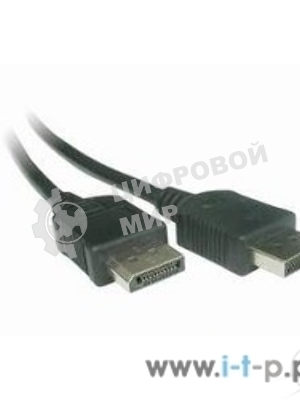 Кабель DisplayPort Gembird, 1.8м, 20M/20M, черный, экран, пакет