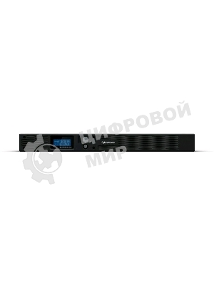 Источник бесперебойного питания CyberPower PR1000ELCDRT1U/1000 ВА/800 Вт/USB/RS-232/EPO/SNMPslot/6 x IEC 320 C13 (компьютерная)