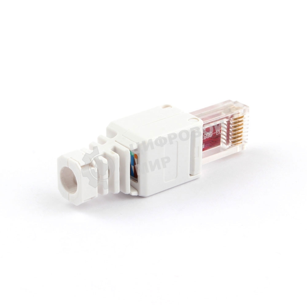 Штекер RJ-45 (8P8C) LK-8P8C быстрозажимной ручной cat.5e и 6
