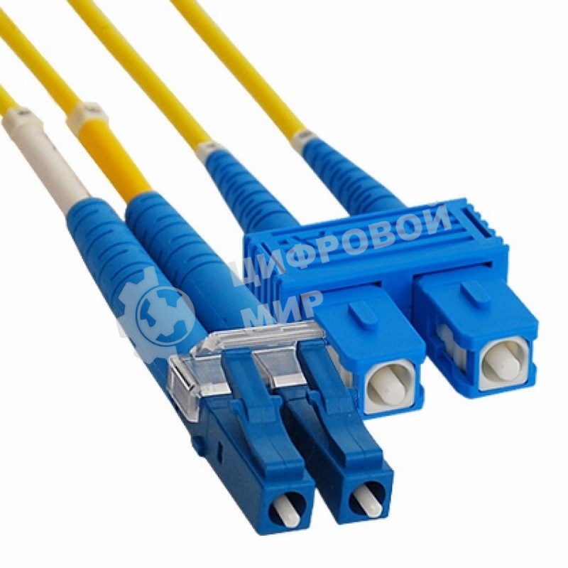 Патч-корд оптический переходной Rexant (SM), 9/125 (OS2), LC/UPC-SC/UPC, (Duplex), LSZH, 2м