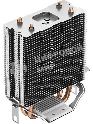 Кулер для процессора DEEPCOOL AG200 черный, 92 мм, алюминий/медь, 3050 об/мин, 30.5 дБ, 4 pin, 100 Вт, 133 мм