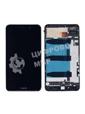 Дисплей для Asus ZenFone Go ZB690KG черный с рамкой