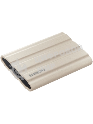 Внешний SSD Samsung T7 Shield, 1TB, USB 3.2 Gen 2 Type-C, R/W 1050/1000, бежевый