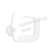Рамка OMEGA Ecta (Белый глянец) 1-ая OF140101