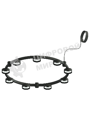 Корпус светильника C9242/9 SBK черный песок D740*70.5mm GX53/9