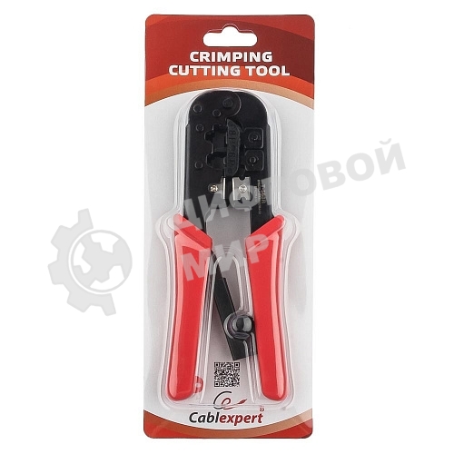 Инструмент Cablexpert T-568R, обжимной универс. с фиксатором, для витой пары и тел.линии 