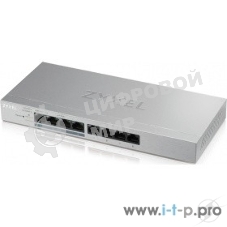 Коммутатор Zyxel GS1200-8HP V2 8 Port Gigabit PoE+ webmanaged Switch, 4x PoE, 60 Watt