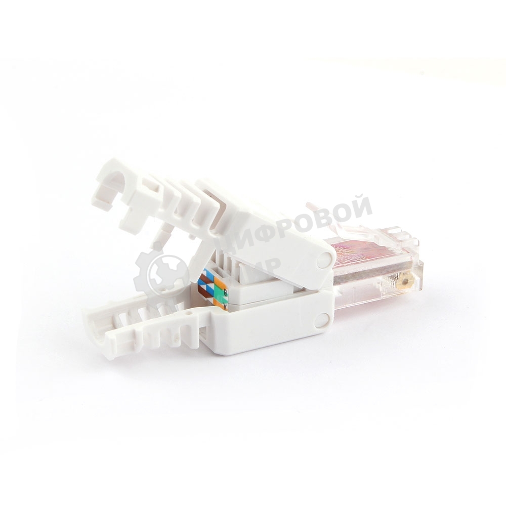Штекер RJ-45 (8P8C) LK-8P8C быстрозажимной ручной cat.5e и 6