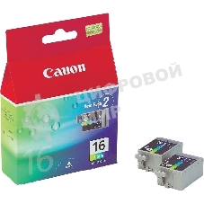 Картридж струйный Canon BCI-16C (9818A002) для Canon SELPHY DS700/810, Цветной, 75стр.