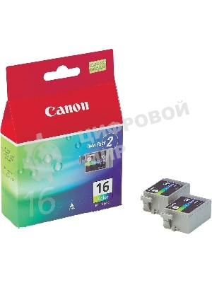 Картридж струйный Canon BCI-16C (9818A002) для Canon SELPHY DS700/810, Цветной, 75стр.