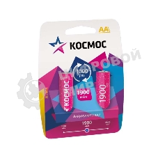 Аккумулятор Космос R6 NI-MH, 1900 мА·ч, 2 BL (блист.2шт)