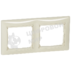 Рамка 2-м Valena горизонт. сл. кость (DIY-упак.) Legrand 695632