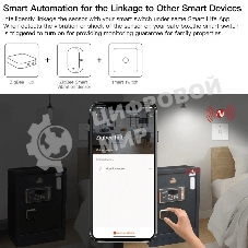 Датчик вибрации MOES Vibration Sensor ZSS-Z-VBR, Zigbee, AAA 2шт х 1.5 V