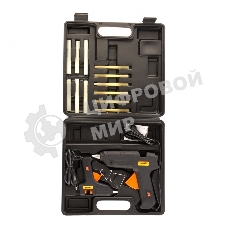 Набор клеевых пистолетов Sparta в кейсе, 7/11 мм, 20/100 Вт, 3/8 г./мин., выключатель