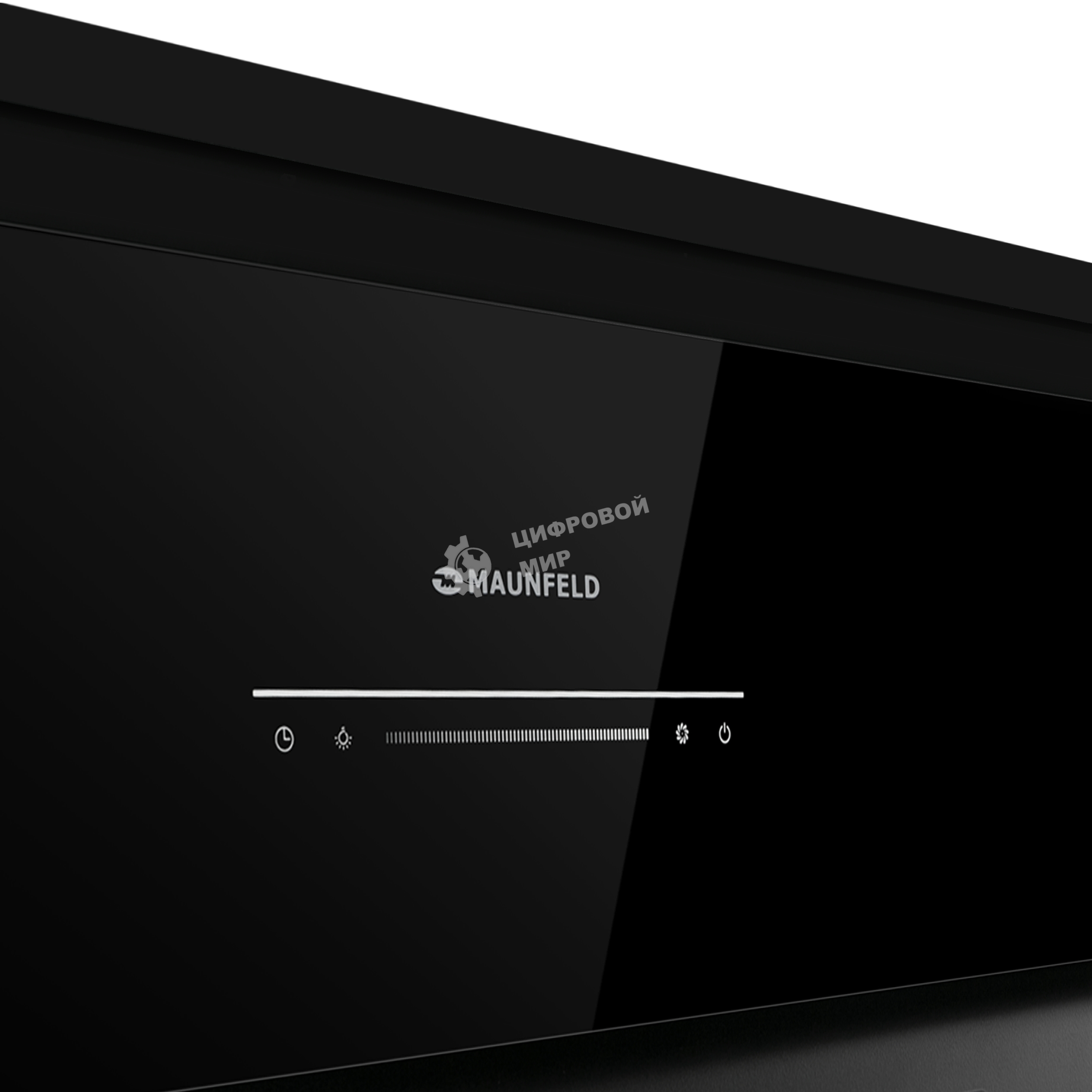 Вытяжка встраиваемая Maunfeld Nebula 85 Glass черный, 85 см, 1050 куб. м/ч, 57 дБ