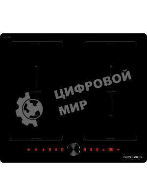 Индукционная варочная панель Kuppersberg ICI 628, индукция, High-Tech, inverter, 9 уровней мощности, бустер, Stop and Go, Flexi-zone, автоматическое отключение, таймер, авто программы, индикатор остаточного тепла, сенсорное/magnet pad управление, черный