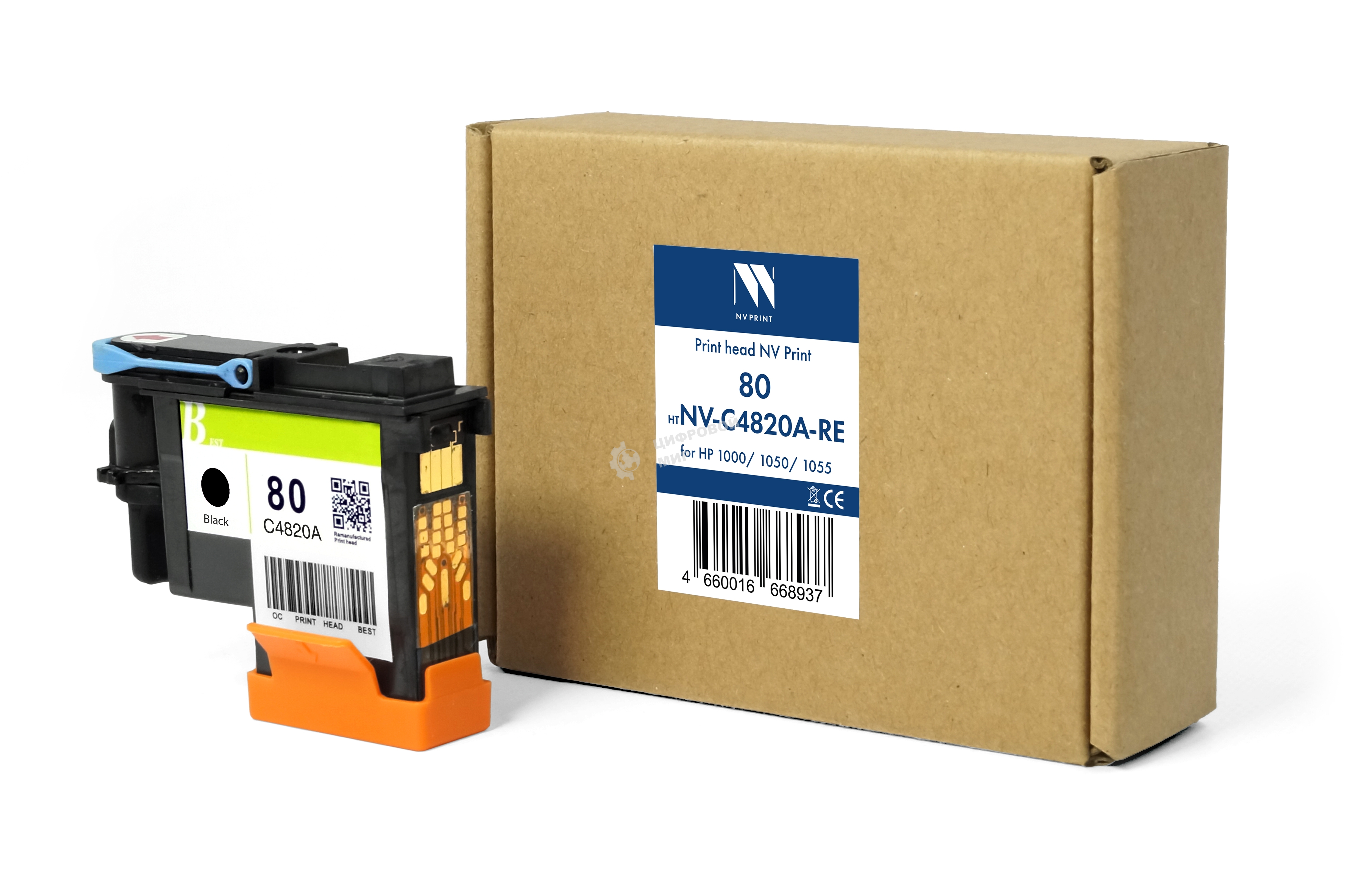 Печатающая головка NVPrint 80 (NV-C4820A-RE) для HP 1000/HP1050/HP1055 (восстановленная, совместимая)