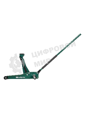 Домкрат гидравлический подкатной Сибртех, 3,5 т, 95-520 мм, быстрый подъем, низкий подхват, проф