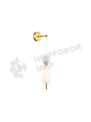 Настенный светильник Ambrella light LH53108 BS/GR/FR латунь/серый/белый матовый G9 max 28W 100*200*570