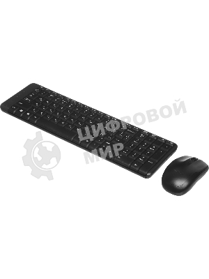 Комплект клавиатура+мышь Logitech MK220 беспроводной, USB, 1000 DPI, чёрный