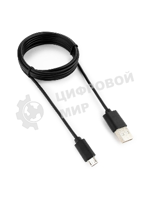 Кабель USB2.0 Pro Cablexpert CC-mUSB2-AMBM-6, AM/microBM 5P, 1.8м, экран, черный, пакет