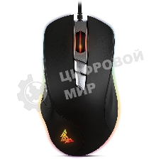 Мышь проводная Crown CMGM-903 черный, 7000 dpi, USB, кнопки - 7