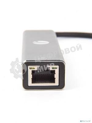 USB-концентратор USB 3.1 Type-Cm --> RJ-45+3port USB3.0(f) Aluminum Shell VCOM DH311A
