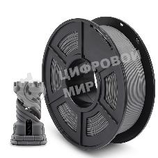 Филамент NVPrint PLA+ Grey для 3D печати диаметр 1.75мм длина 330 метров масса 1 кг