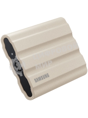 Внешний SSD Samsung T7 Shield, 1TB, USB 3.2 Gen 2 Type-C, R/W 1050/1000, бежевый