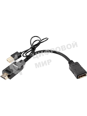 Адаптер USB TO DP(F) CG599E-0.15M 4K*60HZ VCOM
