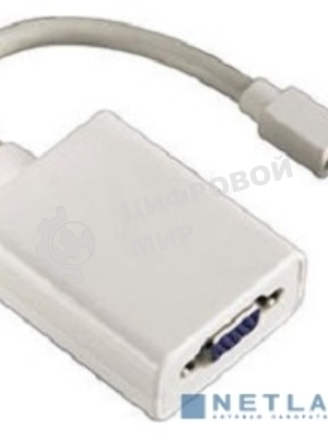 Кабель Адаптер mini DisplayPort - VGA, Hama H-53247