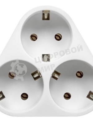 Сетевой разветвитель Buro BU-PS3VG-W (3 розетки) белый (пакет ПЭ)
