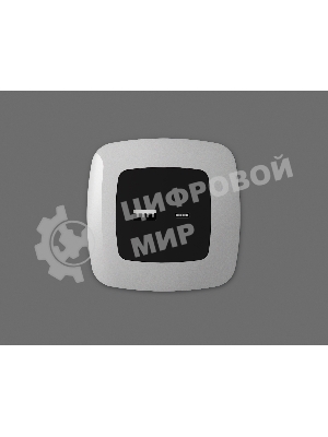 Лицевая панель OMEGA (Черный матовый) для розетки 2USB тип A+C QUANT OP8110