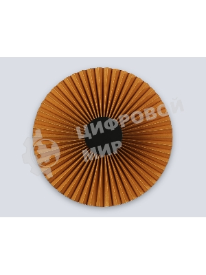 Настенный светильник Ambrella light LH72647 BK/CF черный/кофе 6W 3000K D300*100