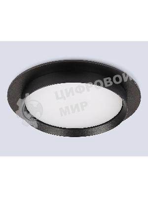 Светильник встраиваемый TU5015 BK черный IP20 GX70 D150*45