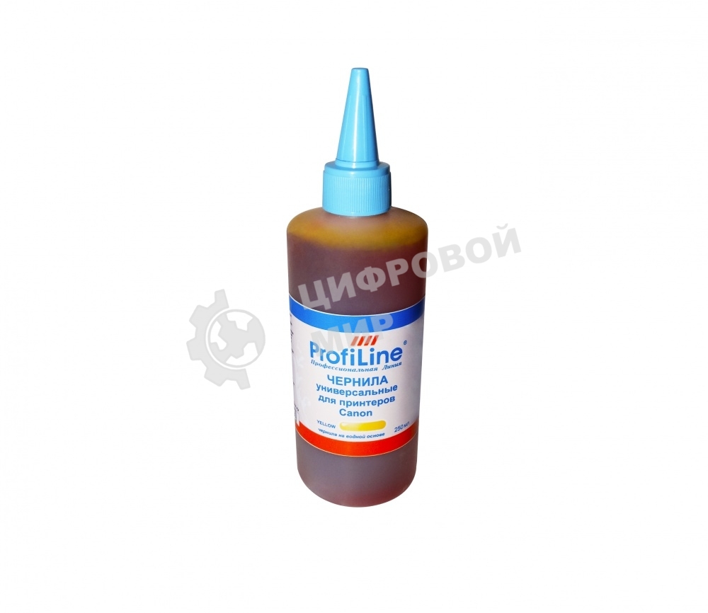 Чернила для принтеров Canon универсальные Yellow 250 мл водн ProfiLine