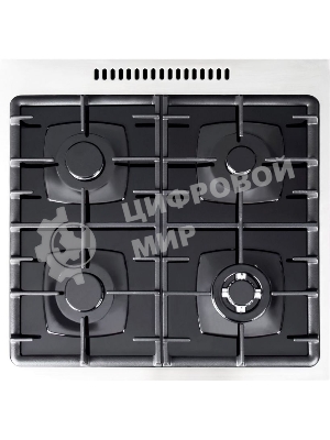 Плита газовая Gefest ПГ 6700-04 черный, конфорок 4 шт, духовка 52 л, 60 см x 85 см x 60 см