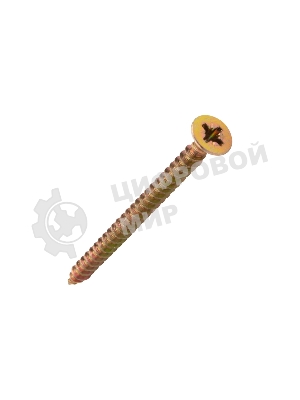 Саморез универсальный Kranz 5х70, желтый цинк, упаковка поставщика (3 600 шт.)