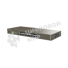 Коммутатор 24-портовый гигабитный стоечный IP-COM G1124P-24-250W с 24-портовым PoE