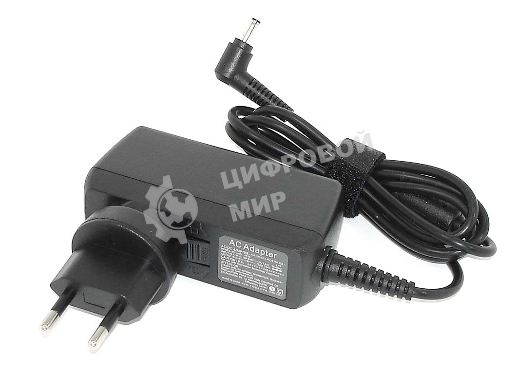 Блок питания (сетевой адаптер) для ноутбуков Asus 19V 1.75A 4.0x1.35мм 33W Travel Charger OEM