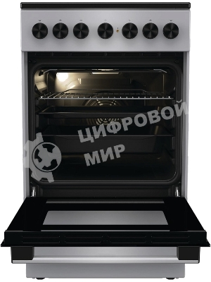 Плита электрическая Gorenje GEC5B41SG серый, конфорок 4 шт, духовка 62 л, 50 см x 85 см x 59.4 см